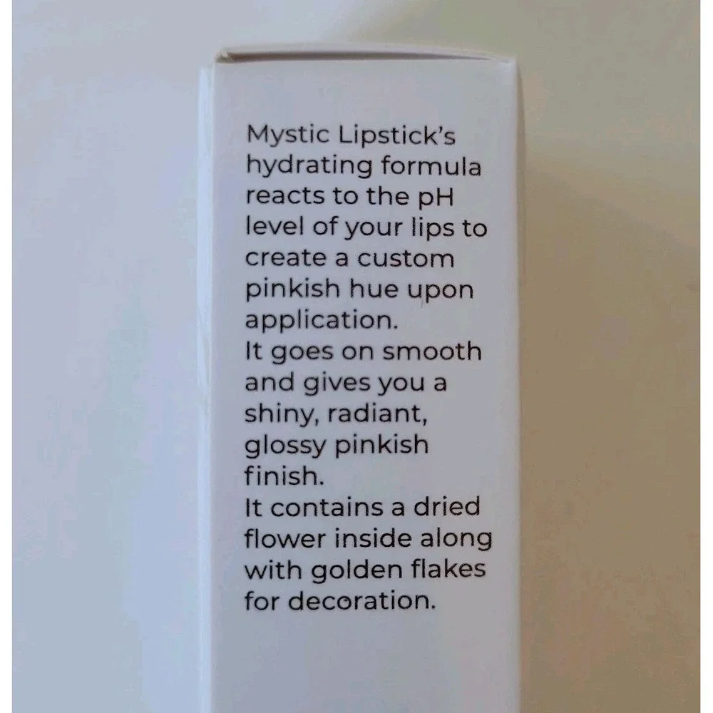 Mystic Gold Flower Custom Color Hydrating Lipstick .15oz Pinkish Hue